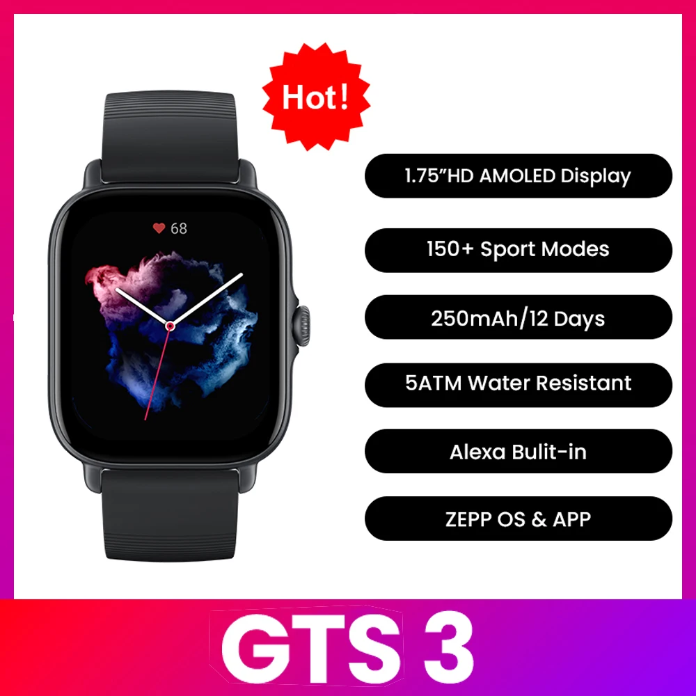 Smartwatch Timex Watches For Men - Amazfit GTS 3 Smartwatch 5ATM Wasserdicht