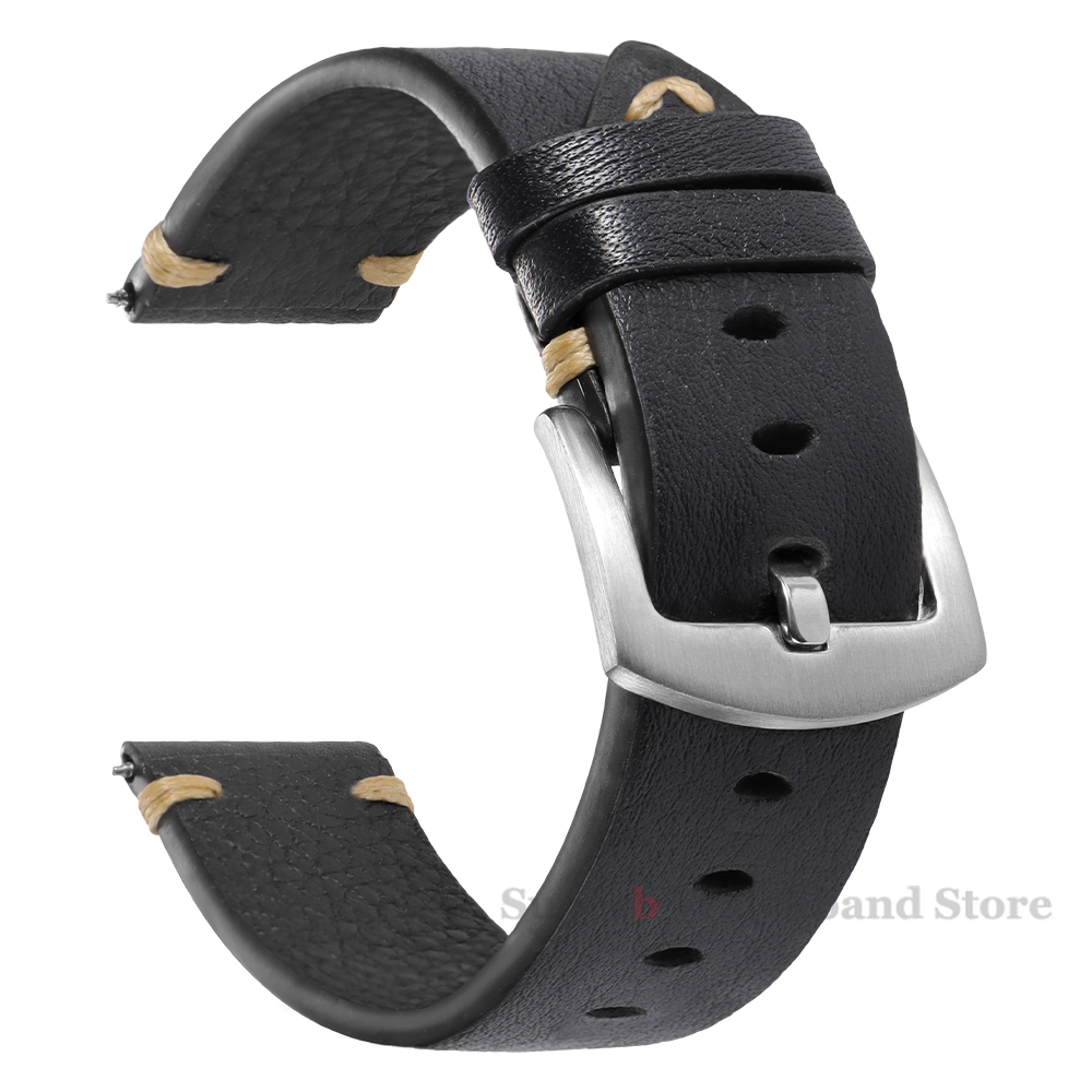 Echtes Lederarmbänder für Uhr  – Smartwatch Vintage Watches For Men Bewertung und Preis
