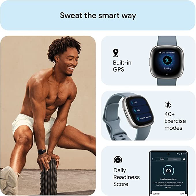 Fitbit Versa 4 Smartwatch, int – Heart Rate Gps Watch Bewertung und Preis