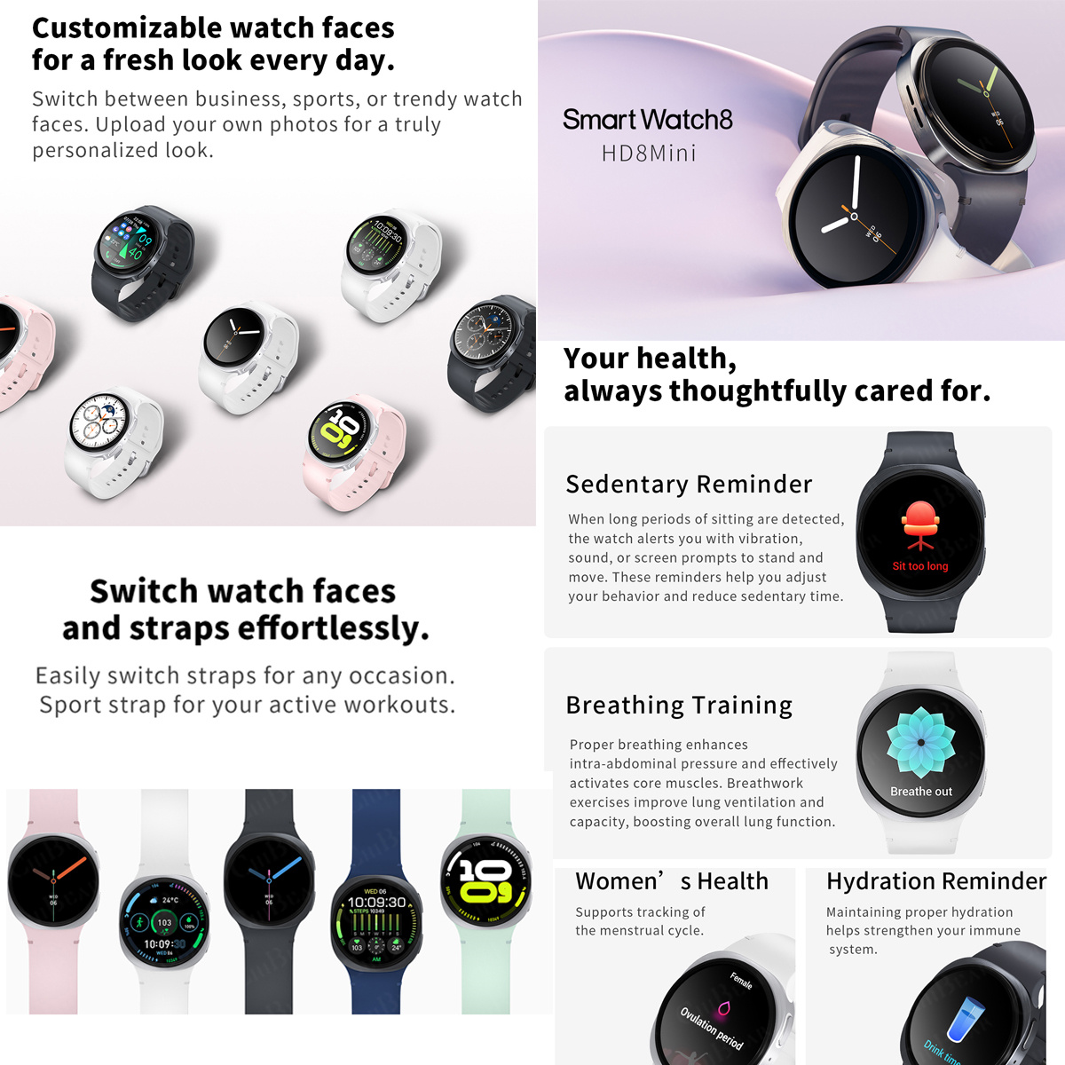 2026 Neue Smartwatches 8 Mini  – Heart Rate Gps Watch Bewertung und Preis