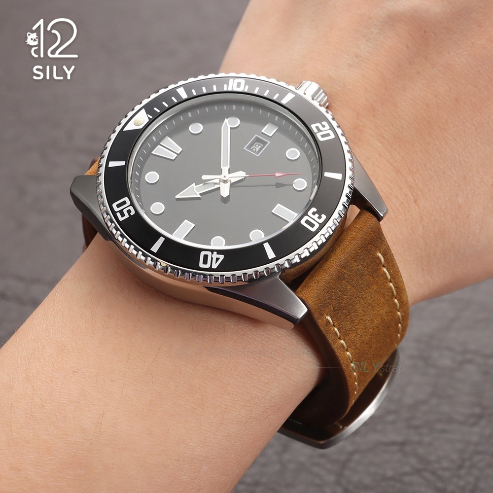 20/22mm Kalbsleder-Uhrenarmban – Smartwatch Vintage Watches For Men Bewertung und Preis