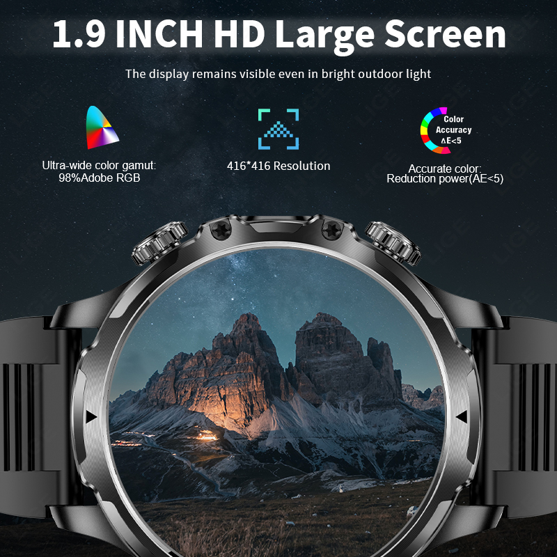 LIGE Smartwatch Militär Männer – Smartwatch Timex Watches For Men Bewertung und Preis