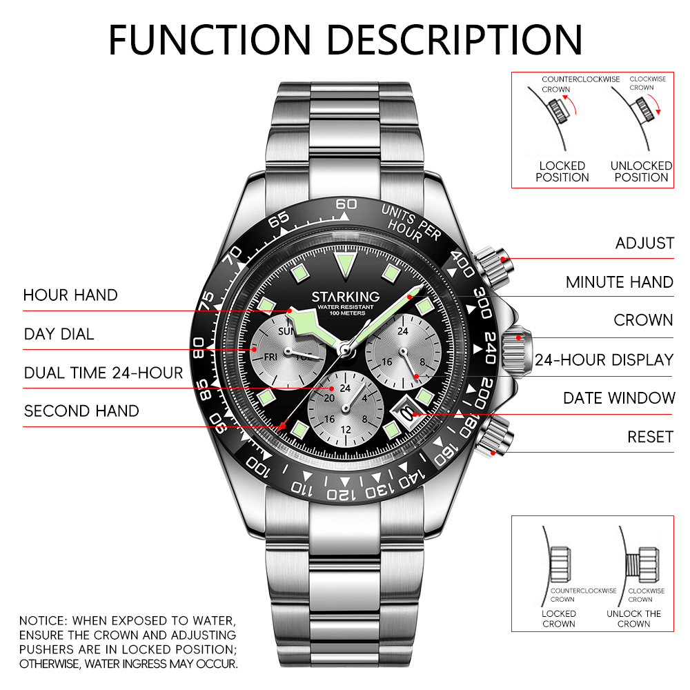 STARKING Luxus Herren Taucheru – Smartwatch Luxury Watches Bewertung und Preis