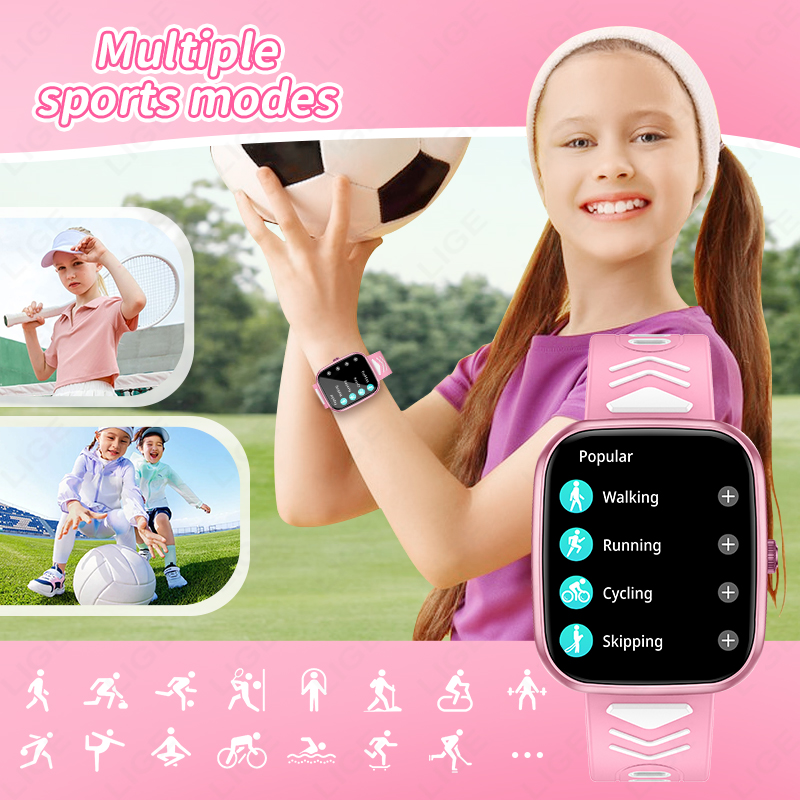 LIGE Neue 1,75 Zoll Bluetooth- – Smartwatch Digital Watches For Girls Bewertung und Preis