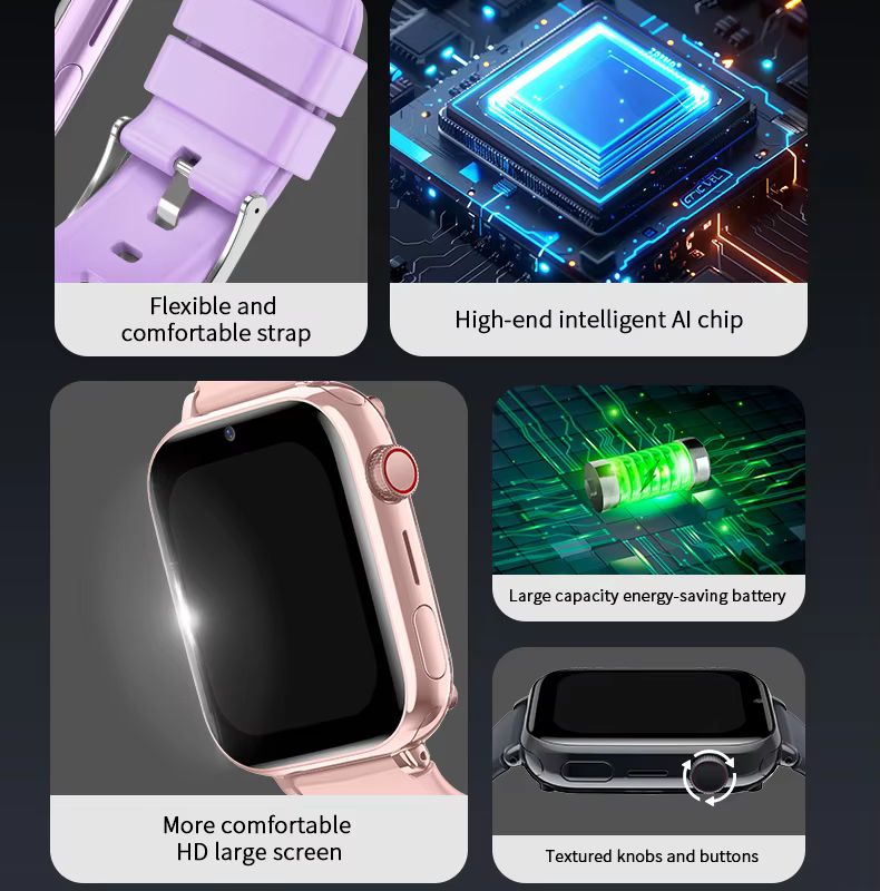 4G-Kinder-GPS-Tracking-Smartwa – Smartwatch Watches For Kids Sale Bewertung und Preis