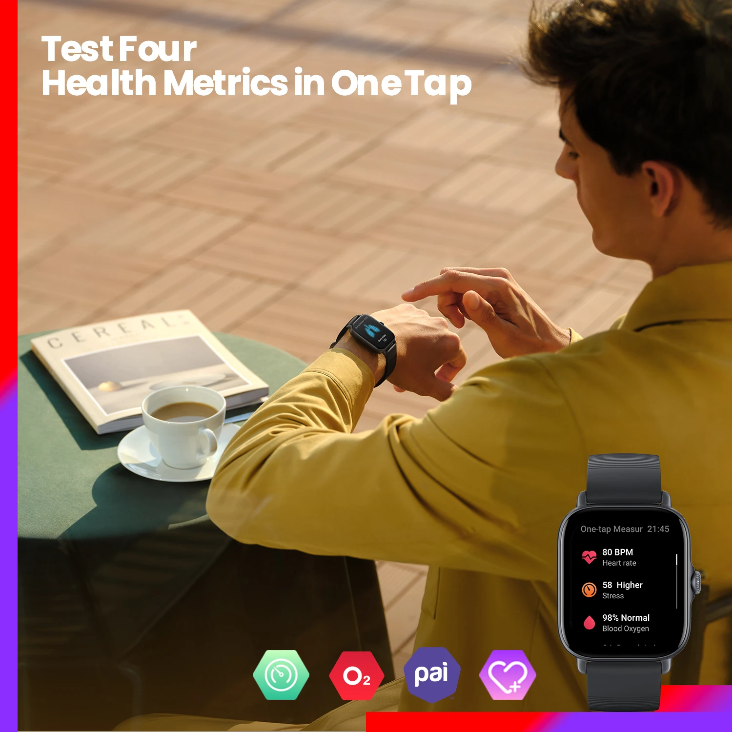 Amazfit GTS 3 Smartwatch 5ATM  – Smartwatch Timex Watches For Men Bewertung und Preis