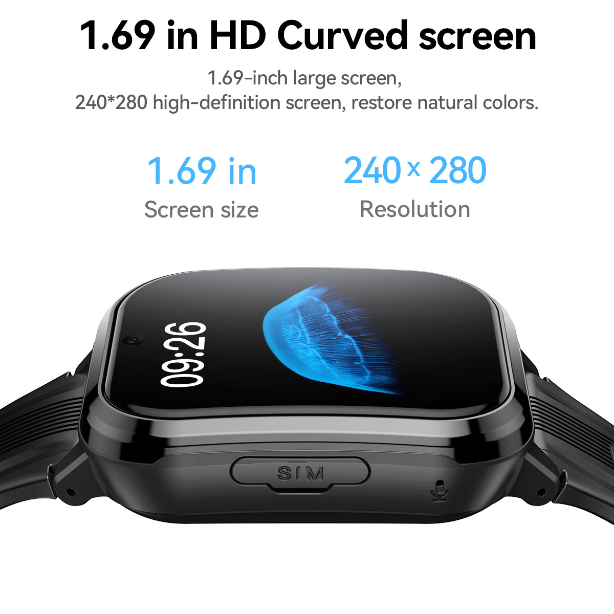 HOCO Y108 1,69 Zoll HD LCD Geb – Smartwatch Watches For Kid Girl Bewertung und Preis