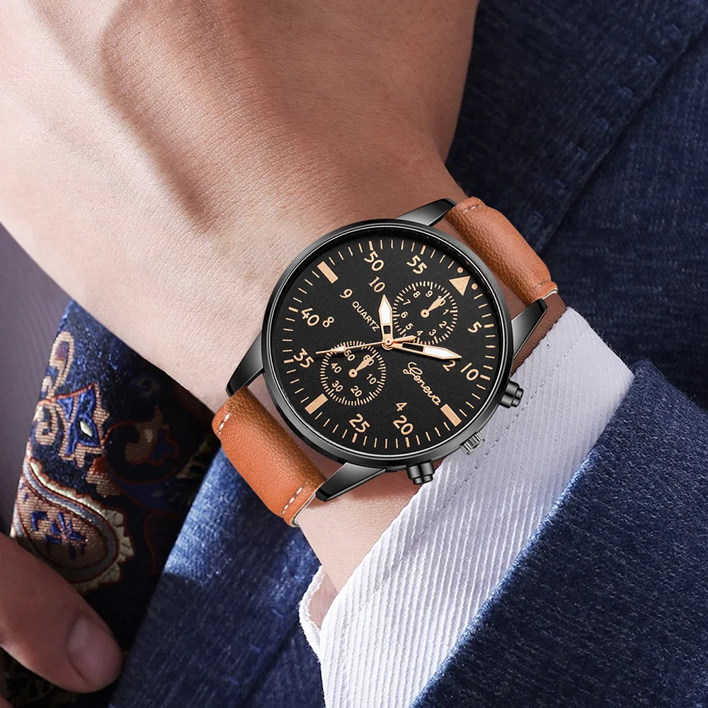 AAA3-teiliges Genfer Herren-Ch – Smartwatch Vintage Watches For Men Bewertung und Preis