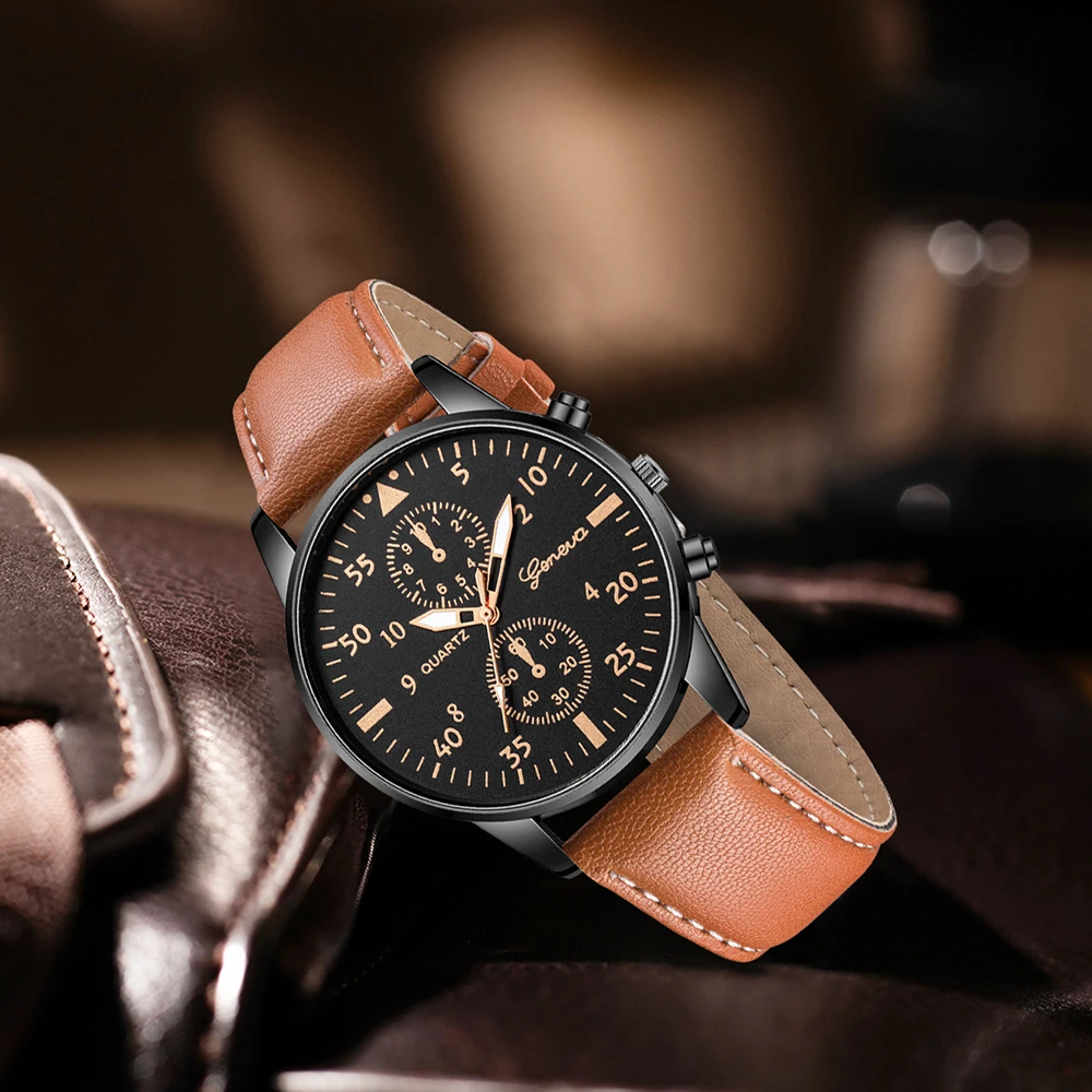 AAA3-teiliges Genfer Herren-Ch – Smartwatch Vintage Watches For Men Bewertung und Preis